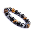 Triple Protection Bracelet - Tiger’s Eye, Obsidian, Hematite - Image 8